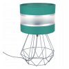 Stolná lampa Elegance, 1x textilné tienidlo (výber zo 6 farieb), (výber z 3 farieb konštrukcie), d