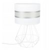 Stolná lampa Elegance, 1x textilné tienidlo (výber zo 6 farieb), (výber z 3 farieb konštrukcie), d