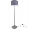 Stojacia lampa Indigo, 1x textilné tienidlo (výber z 10 farieb), (výber z 3 farieb konštrukcie), o