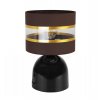 Stolná lampa Elegance, 1x textilné tienidlo (výber zo 6 farieb), (výber z 2 farieb konštrukcie), g