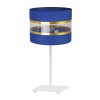 Stolná lampa Elegance, 1x textilné tienidlo (výber zo 6 farieb), (výber z 2 farieb konštrukcie), g, ln