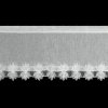 KRÁTKA ZÁCLONA NA PÁSKE SOPHIA 150X30 CM BIELA