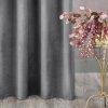 ZATEMŇOVACÍ ZÁVES NA KRÚŽKOCH ROSA 140X250 CM TMAVOSIVÁ