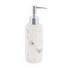 Sada kúpeľňových doplnkov Nardi Marble, biela/s chrómovými prvkami