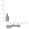 Dávkovač mydla Stone, sivá/s prvkami vo farbe nerez, 260 ml