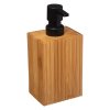 Dávkovač mydla Terre, bambus/s čiernymi prvkami, 280 ml