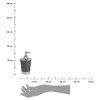 Dávkovač mydla Cuesta, sivá/s chrómovými prvkami, 280 ml
