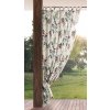 ZÁHRADNÝ VODEODOLNÝ ZÁVES NA PÚTKACH GARDEN 155X220 CM KVETY