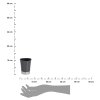 Kúpeľňový pohár Cuesta, sivá/s chrómovými prvkami, 250 ml