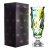 KRIŠTÁĽOVÁ VÁZA BOHEMIA FLAMENCO LEMON 380MM