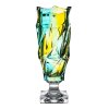 KRIŠTÁĽOVÁ VÁZA BOHEMIA FLAMENCO LEMON 380MM