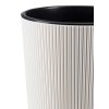 PLASTOVÝ KVETINÁČ URBANIKA ECO SADA 2KS 57X30 CM+46,6X25,5 CM BIELA