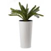 PLASTOVÝ KVETINÁČ URBANIKA ECO SADA 2KS 57X30 CM+46,6X25,5 CM BIELA