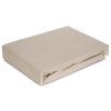 JERSEY PRESTIERADLO JERS4 220X240 CM, VÝŠKA 30 CM BÉŽOVÉ
