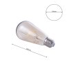 Dekoračná LED žiarovka E27 teplá 2700k 4w 400 lm jantárová