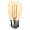 Dekoračná LED žiarovka E27 teplá 2700k 1w 70 lm jantárová