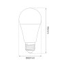 LED žiarovka E27 RGB+CCT+DIM 8w 900 lm Wi-Fi