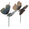 Zapichovacia záhradná dekorácia Butterfly, sada 2ks, 40 cm, plast, viacfarebná