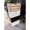 Úložný box Smart, 19x19x36 cm, drevo