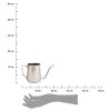 Kanva na polievanie Met, 0,5 l, strieborná