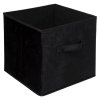 Úložný box Soft, 31x31x31 cm, čierna