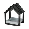 Závesné kŕmidlo pre vtáky Easy, 23x19x19 cm, kov, čierna