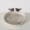 Napájadlo pre vtáky Birds Lubin, 6x21 cm, polyresin, béžová
