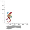 Záhradná figúrka z polyresinu Lizard, 24 cm, viacfarebná