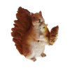 Záhradná figúrka z polistone Squirrels, sada 3ks, 12 cm, hnedá