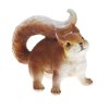 Záhradná figúrka z polistone Squirrels, sada 3ks, 12 cm, hnedá