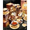 Porcelánová šálka s podšálkou Klimt The Kiss 90 ml sada 2ks