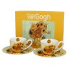 Porcelánová šálka s podšálkou Van Gogh Sunflowers 90 ml sada 2ks