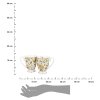 Porcelánový hrnček na nohe Royal English Roses White 320 ml sada 2ks