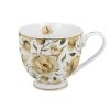 Porcelánový hrnček na nohe English Roses White 530 ml