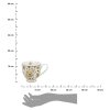 Porcelánový hrnček na nohe English Roses White 530 ml