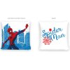 DETSKÁ DEKORAČNÁ OBLIEČKA NA VANKÚŠ SPIDERMAN 40X40 CM VZOROVANÁ