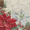 VIANOČNÝ GOBELÍNOVÝ BEHÚŇ NA STÔL MERRY 50X110 CM VZOROVANÁ