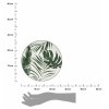 Porcelánový tanier Leafs, (fi) 26 cm, listy, sada 6ks