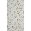 ZÁVES NA KRÚŽKOCH PATI 140X250 CM KVETY