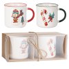 Porcelánový hrnček Christmas2 300 ml sada 2ks