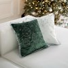 VIANOČNÁ DEKORAČNÁ OBLIEČKA NA VANKÚŠ HOLLY 45X45 CM ČIERNA