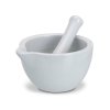 Porcelánový mažiar White, 10x6 cm