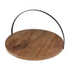Drevený servírovací podnos Simple, (fi) 28 cm