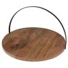 Drevený servírovací podnos Simple, (fi) 38 cm