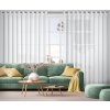 ZÁCLONA NA KRÚŽKOCH DEBRA 400X250 CM BIELA