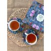 Porcelánová šálka s podšálkou Kilburn Blue 90 ml sada 2ks