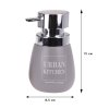Dávkovač saponátu Urban, sivá/s chrómovými prvkami, 300 ml