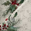 VIANOČNÝ GOBELÍNOVÝ BEHÚŇ NA STÔL PINE 45X140 CM VZOROVANÁ