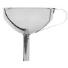 Kovový lievik so sitkom Chrome, (fi) 13 cm