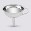 Kovový lievik so sitkom Chrome, (fi) 13 cm